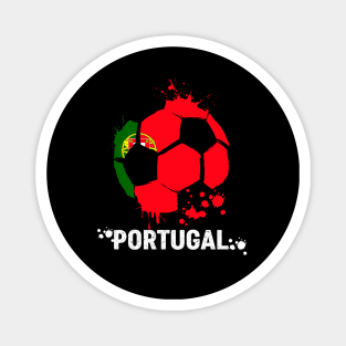 Portugal Qatar 2022 World Cup, Portugal Soccer Team 2022 Supporter Funny Portugal Flag Futbol Magnet